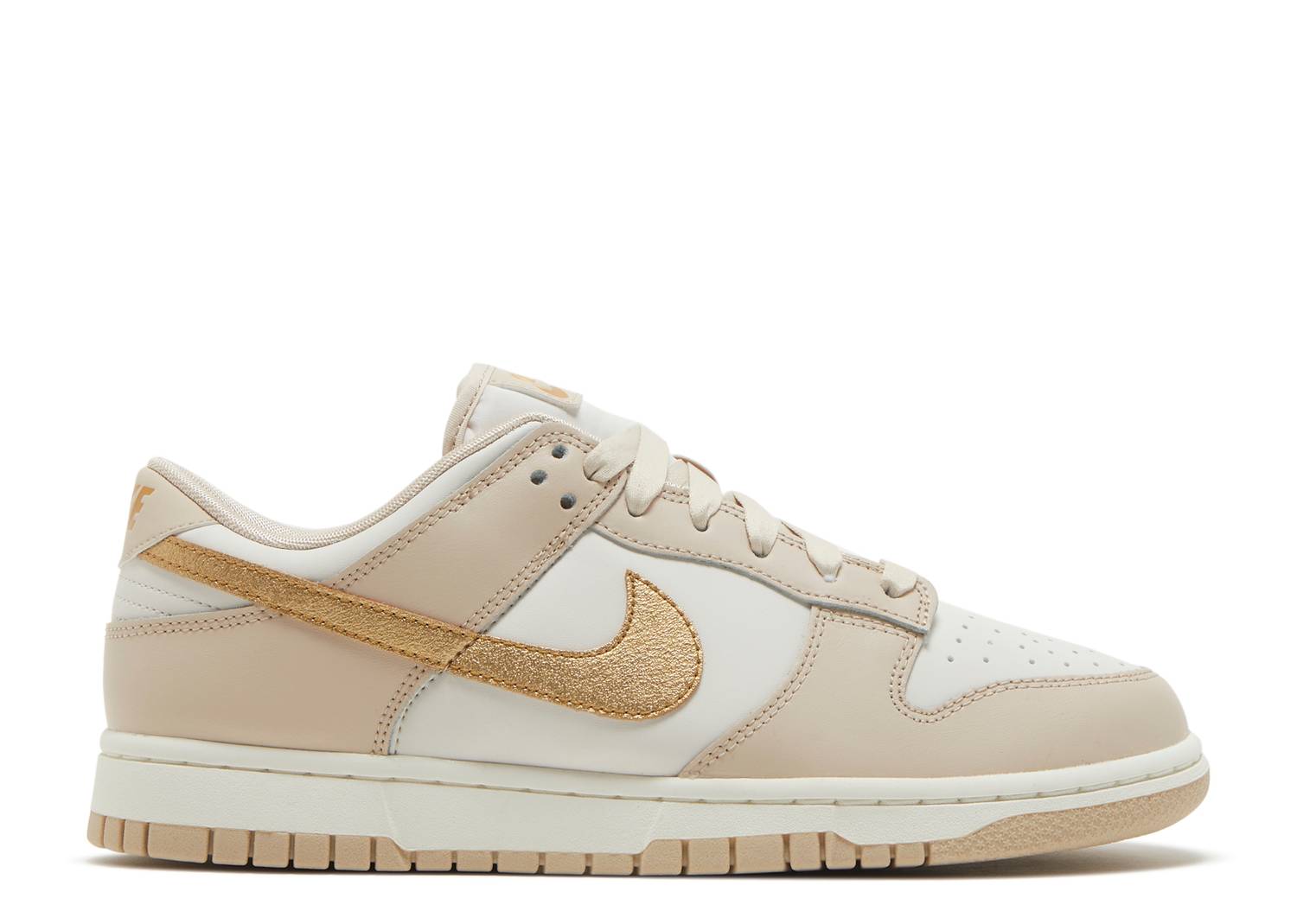 Nike Dunk Low Gold Swoosh