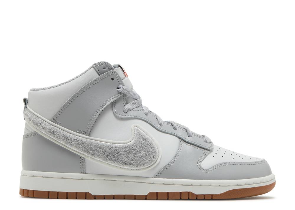 Dunk High Chenille Swoosh 'Light Smoke Grey' denemezapt.myshopify.com Zaptila