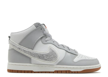 Dunk High Chenille Swoosh 'Light Smoke Grey'