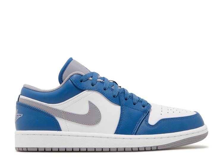 Air Jordan 1 Low 'True Blue Cement' denemezapt.myshopify.com Zaptila