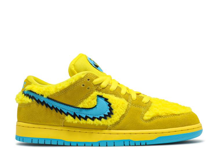 Grateful Dead X Dunk Low Sb 'Yellow Bear' denemezapt.myshopify.com Zaptila