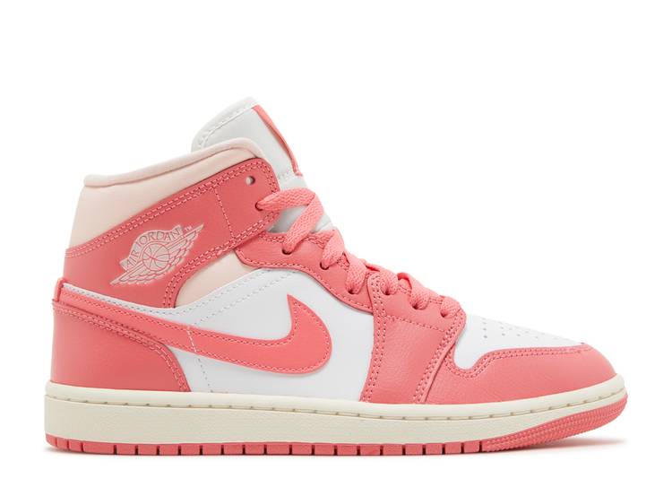 Wmns Air Jordan 1 Mid 'Strawberries And Cream' denemezapt.myshopify.com Zaptila