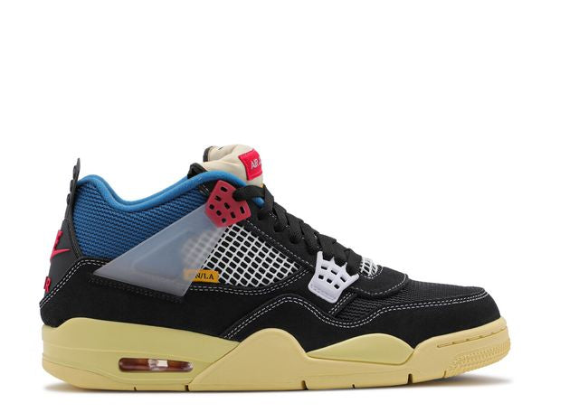 Union LA x Jordan 4 Retro 'Off Noir' denemezapt.myshopify.com Zaptila