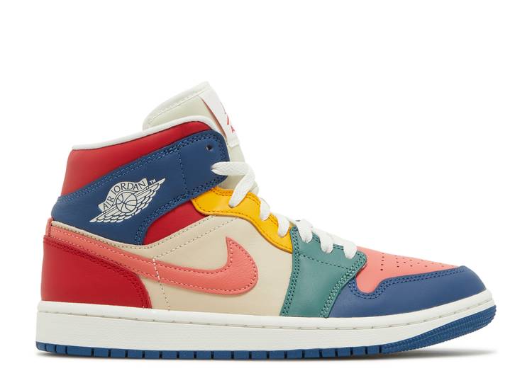 Wmns Air Jordan 1 Mid Se 'Multi-Color' denemezapt.myshopify.com Zaptila