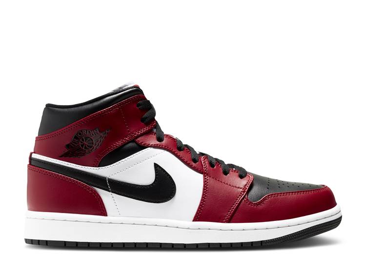 AIR JORDAN 1 MID 'CHICAGO BLACK TOE' denemezapt.myshopify.com Zaptila