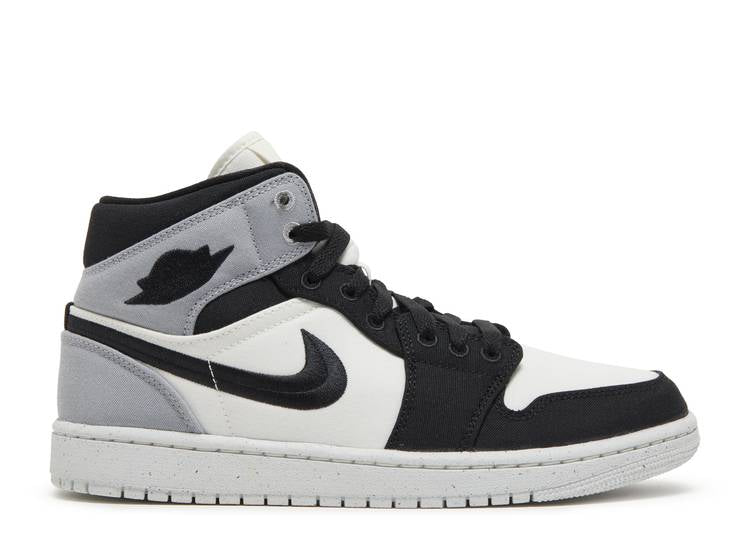 Wmns Air Jordan 1 Mid Se 'Light Steel Grey Canvas' denemezapt.myshopify.com Zaptila