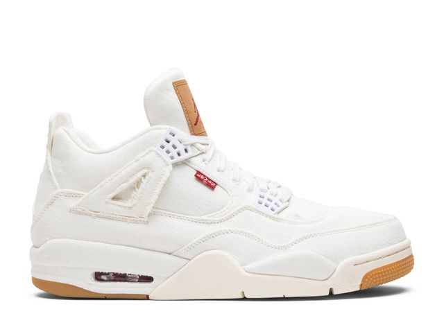 Levi's x Jordan 4 Retro 'White Denim' denemezapt.myshopify.com Zaptila