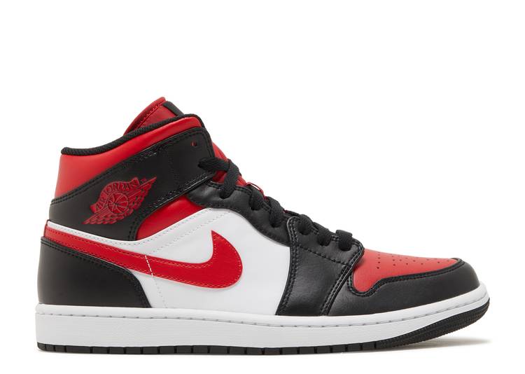 Air Jordan 1 Mid 'Bred Toe' denemezapt.myshopify.com Zaptila
