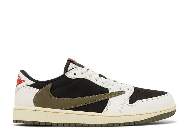 Travis Scott X Wmns Air Jordan 1 Retro Low Og 'Olive' denemezapt.myshopify.com Zaptila