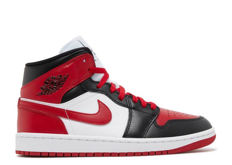 Wmns Air Jordan 1 Mid 'Alternate Bred Toe' denemezapt.myshopify.com Zaptila