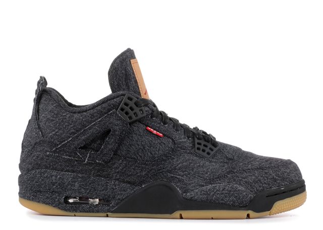 Levi's x Jordan 4 Retro 'Black Denim' denemezapt.myshopify.com Zaptila