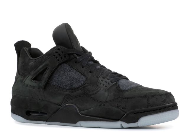 KAWS x Jordan 4 Retro 'Black' denemezapt.myshopify.com Zaptila