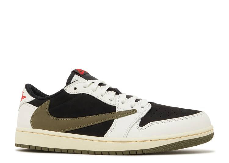 Travis Scott X Wmns Air Jordan 1 Retro Low Og 'Olive' denemezapt.myshopify.com Zaptila