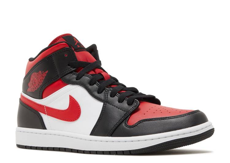 Air Jordan 1 Mid 'Bred Toe' denemezapt.myshopify.com Zaptila