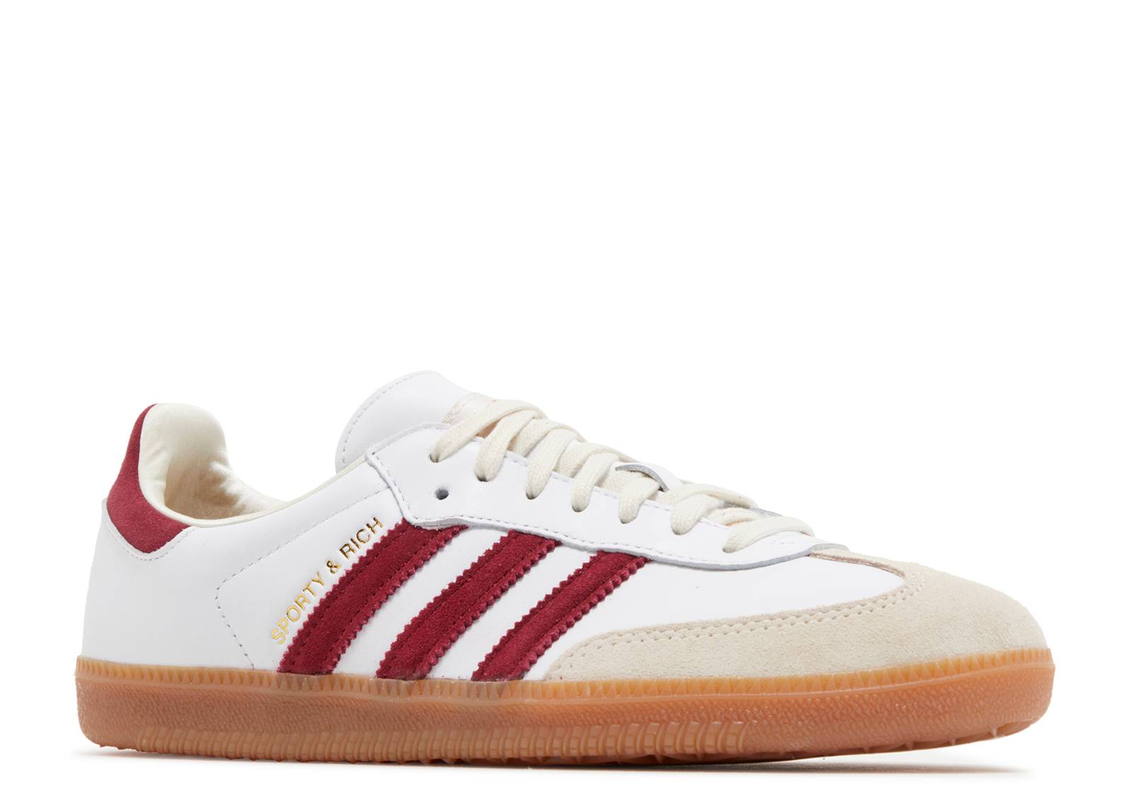 Sporty &amp; Rich X Samba Og 'White Core Burgundy' denemezapt.myshopify.com Zaptila