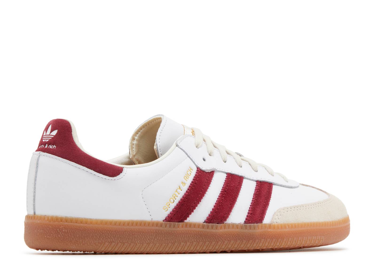 Sporty &amp; Rich X Samba Og 'White Core Burgundy' denemezapt.myshopify.com Zaptila