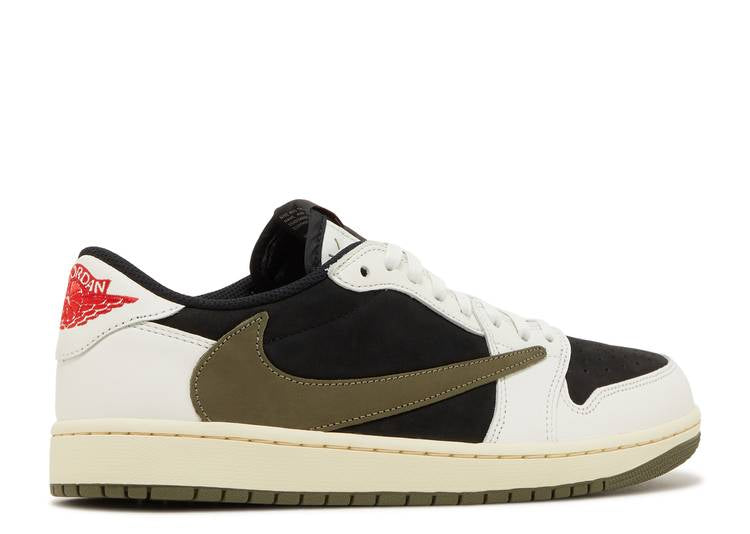 Travis Scott X Wmns Air Jordan 1 Retro Low Og 'Olive' denemezapt.myshopify.com Zaptila