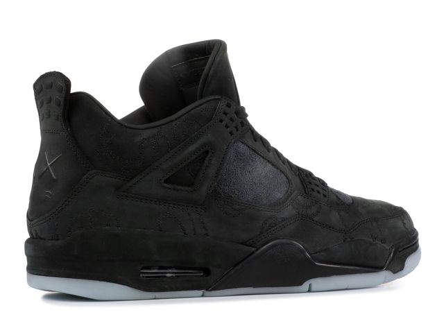 KAWS x Jordan 4 Retro 'Black' denemezapt.myshopify.com Zaptila