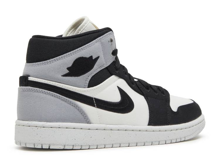 Wmns Air Jordan 1 Mid Se 'Light Steel Grey Canvas' denemezapt.myshopify.com Zaptila