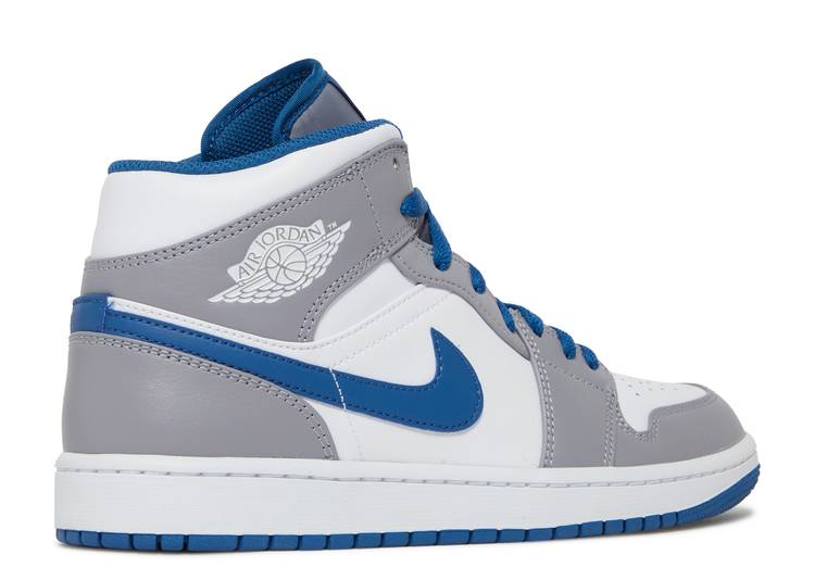 Air Jordan 1 Mid 'Cement True Blue' denemezapt.myshopify.com Zaptila