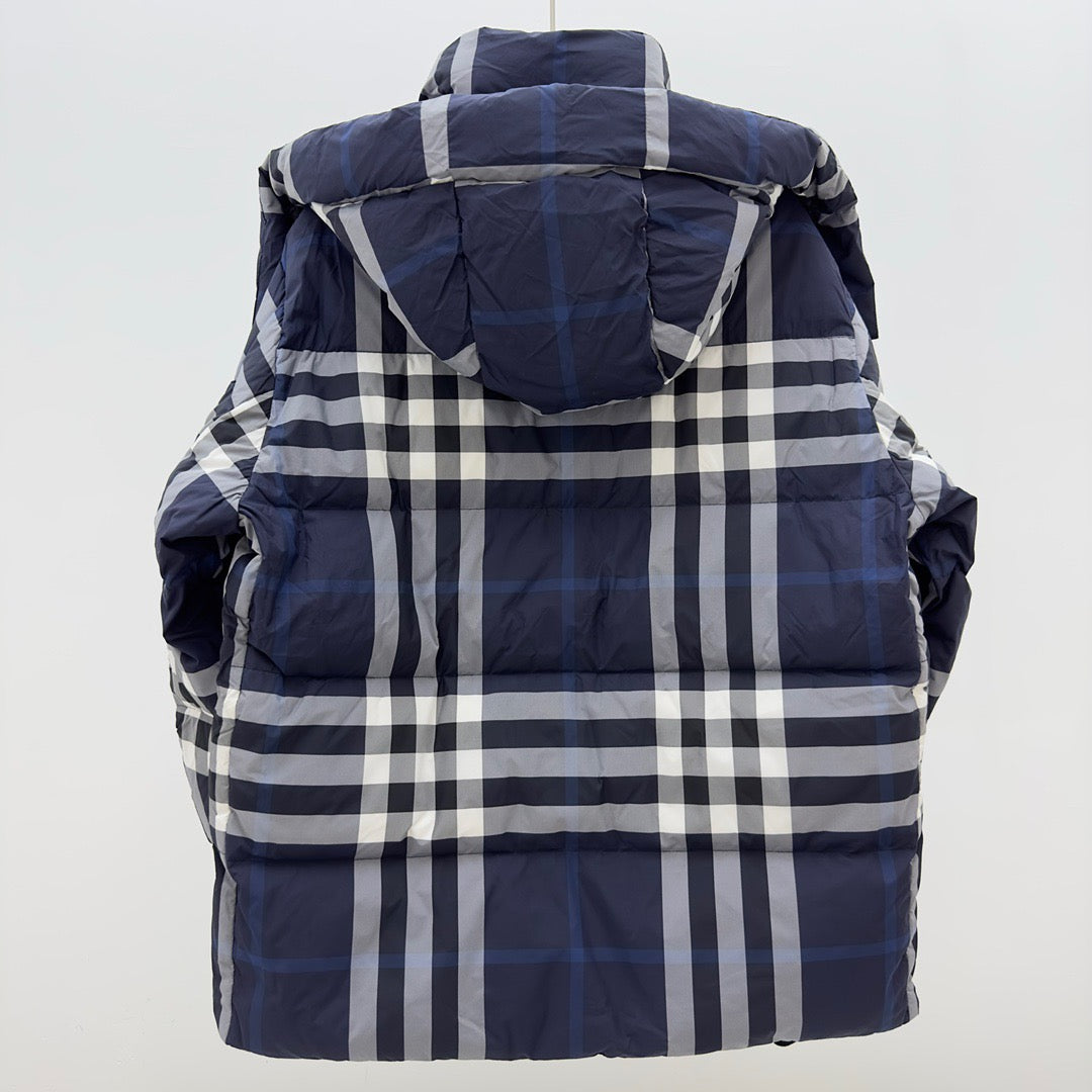 Burberry Down Jacket 'Blue' denemezapt.myshopify.com Zaptila