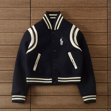 Polo Ralph Lauren College Jacket 'Black' denemezapt.myshopify.com Zaptila
