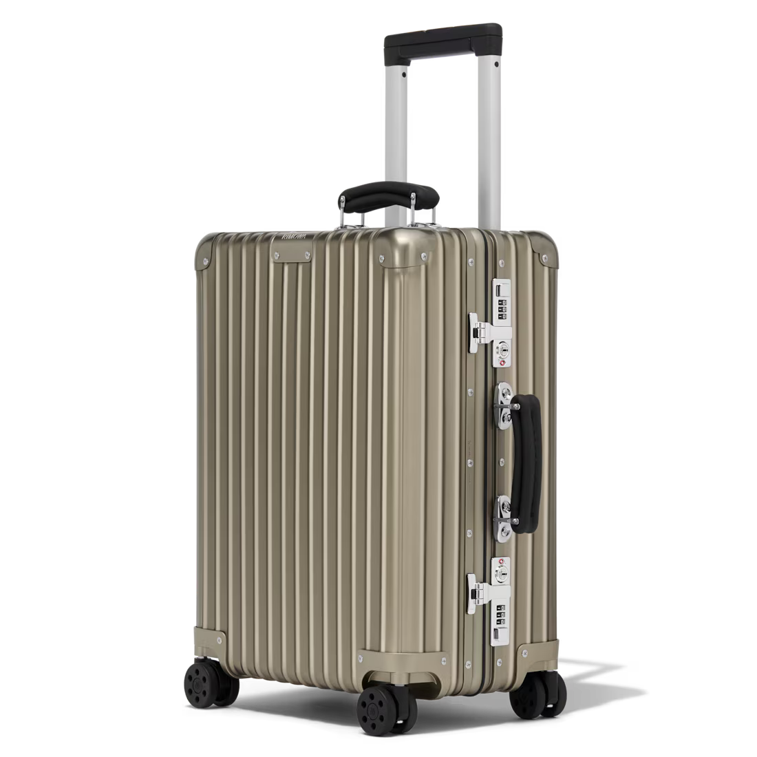 Rimowa Classic Cabin Aluminum Suitcase | Titanium