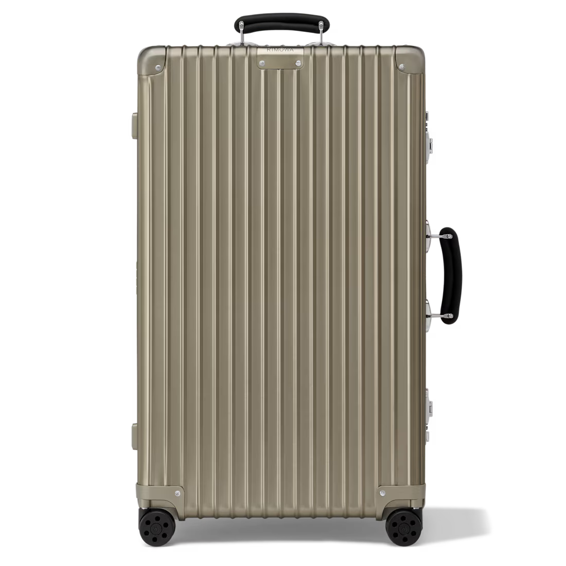 Rimowa Trunk Large Aluminum Suitcase | Titanium
