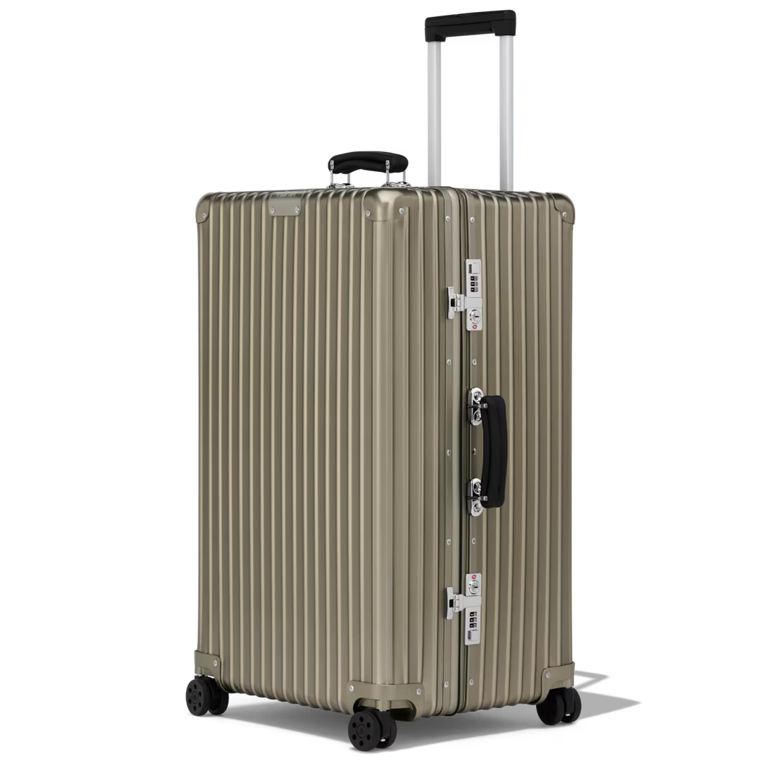 Rimowa Trunk Large Aluminum Suitcase | Titanium