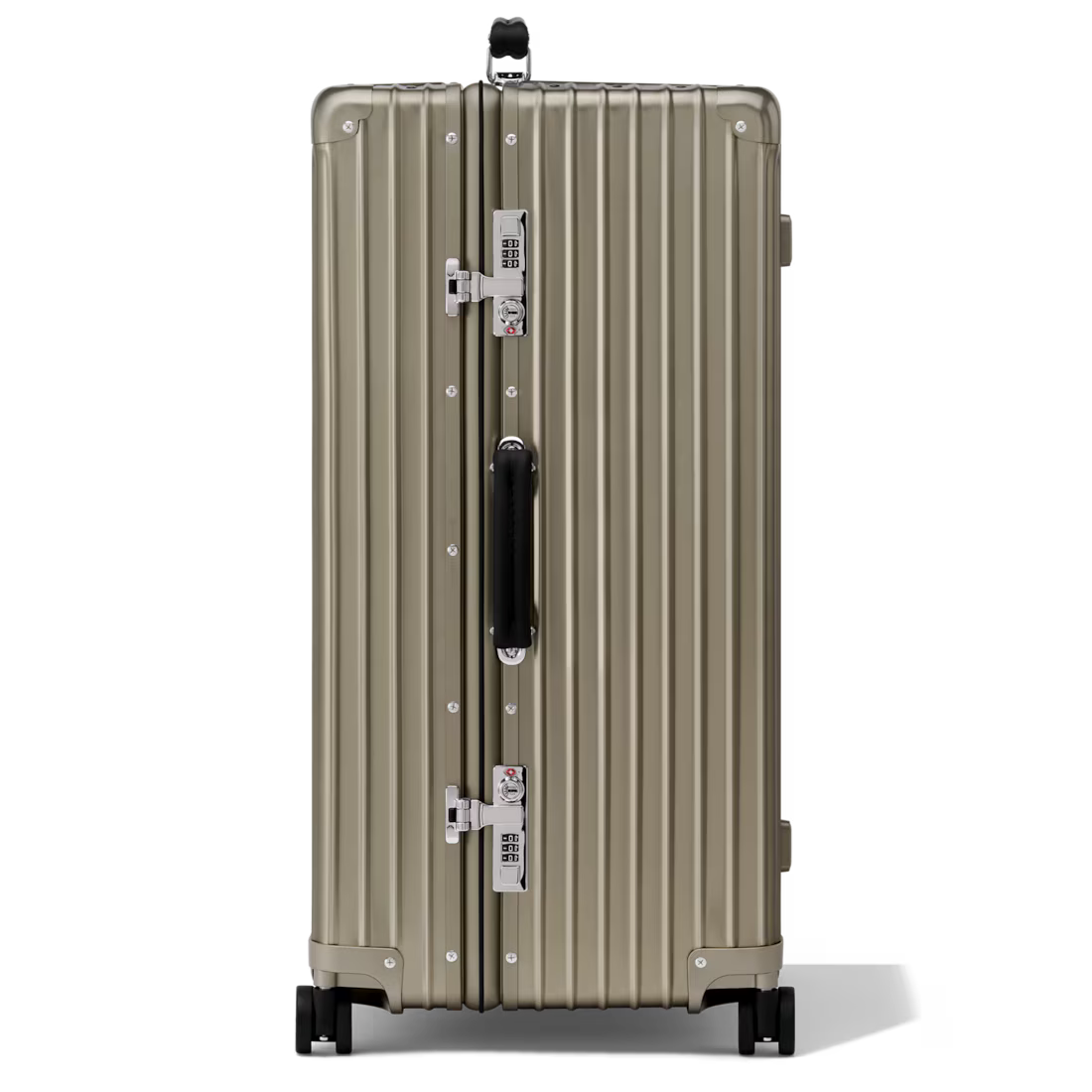 Rimowa Trunk Large Aluminum Suitcase | Titanium