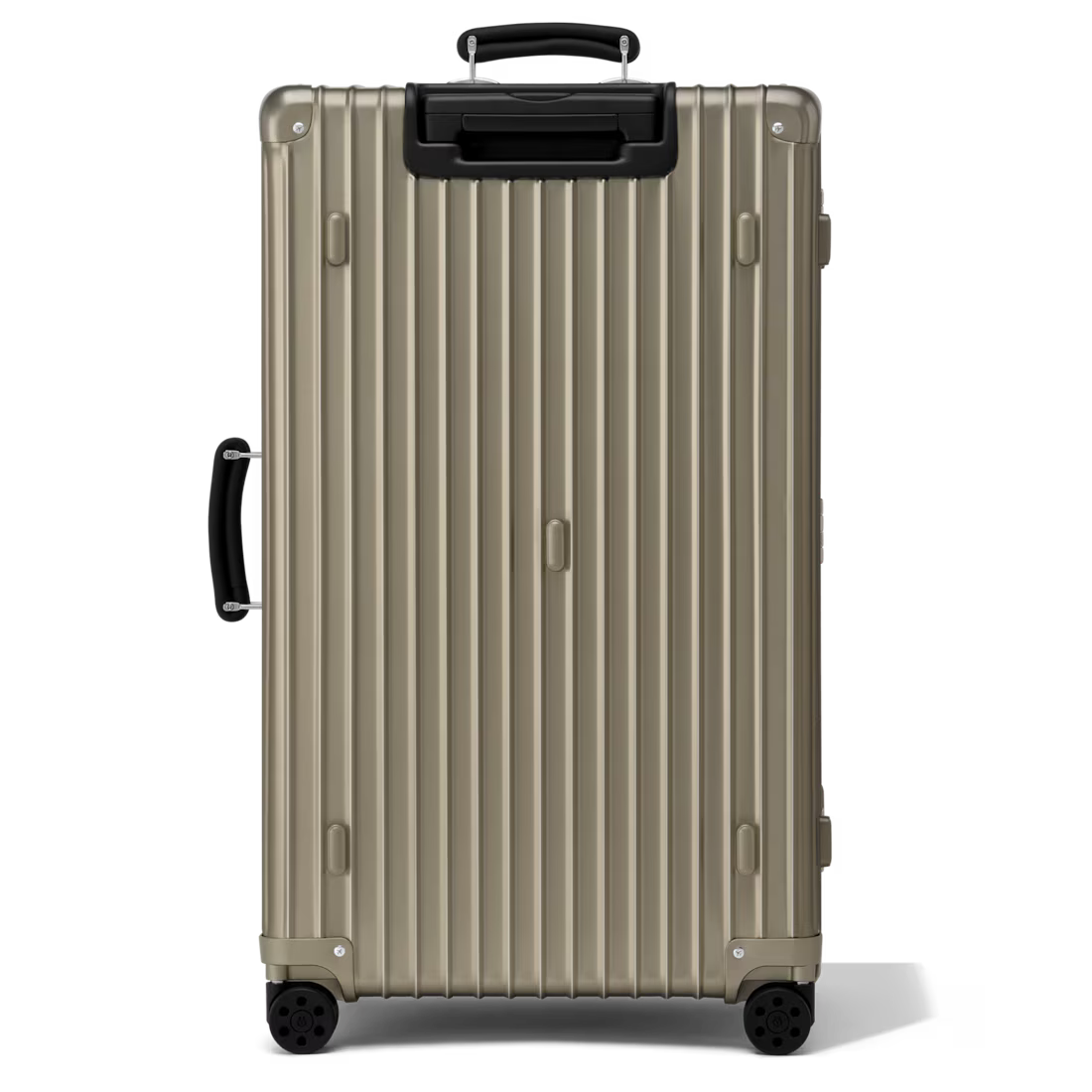 Rimowa Trunk Large Aluminum Suitcase | Titanium