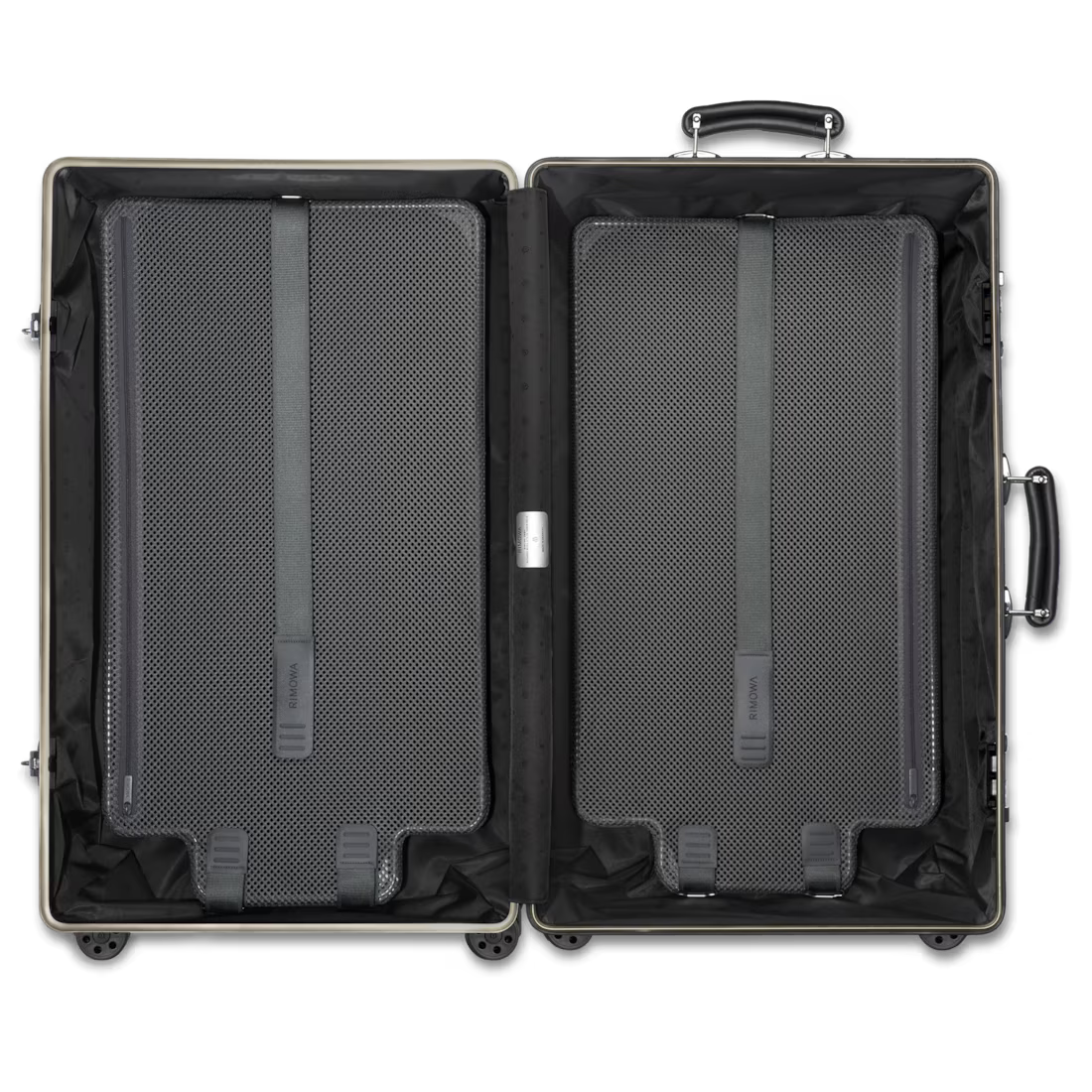 Rimowa Trunk Large Aluminum Suitcase | Titanium