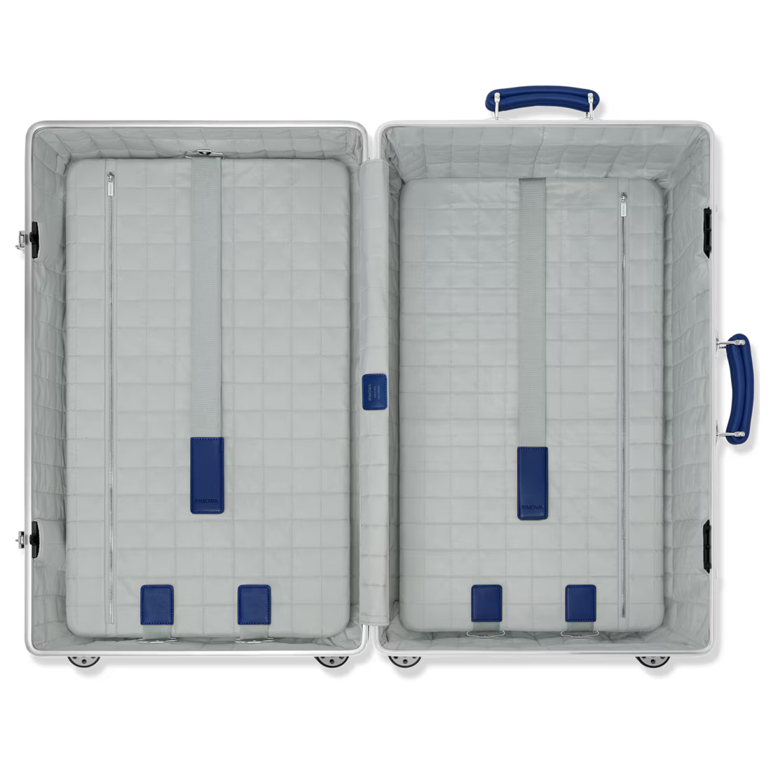 Rimowa Classic Grid Trunk Large Aluminum | Silver