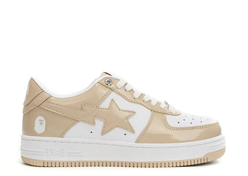 A Bathing Ape Bape Sta Low 'White Brown Mirror Surface' denemezapt.myshopify.com Zaptila