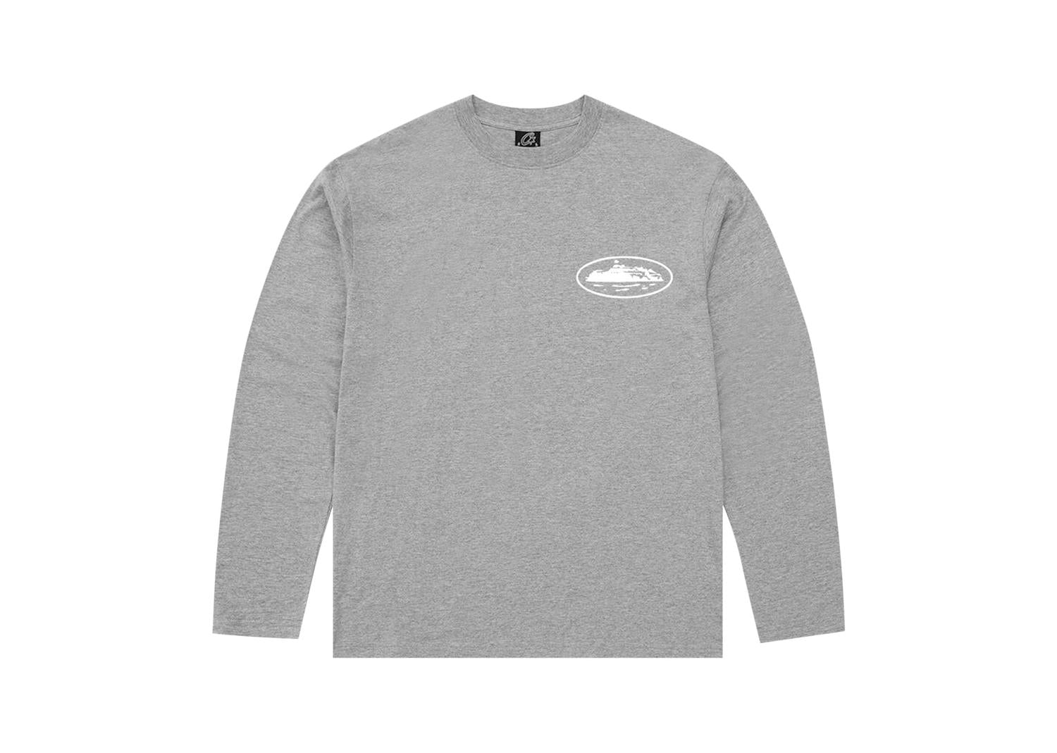 SKIMS Cotton Rib T Shirt Light Heather Grey 2