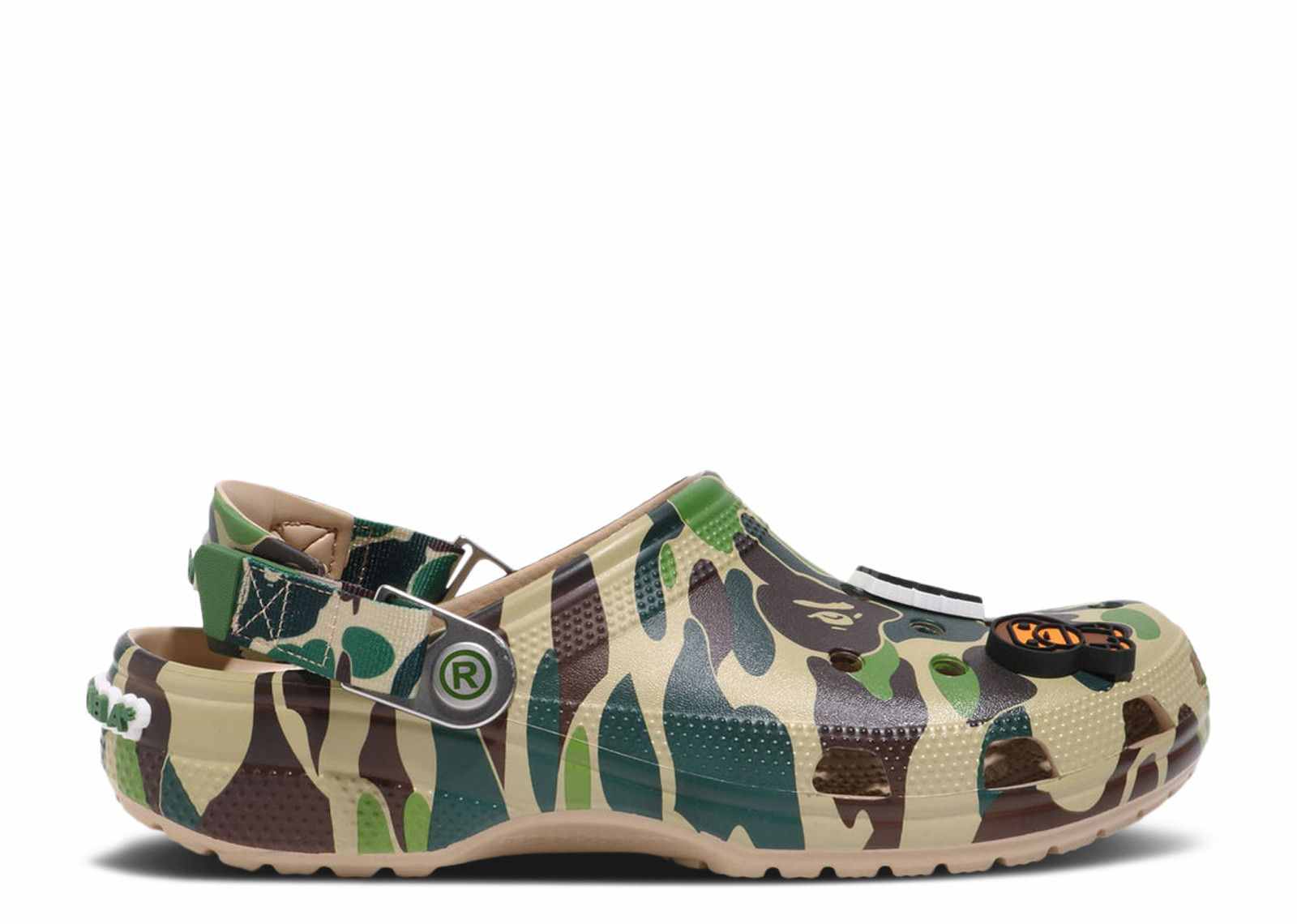 Crocs Classic Clog A Bathing Ape ABC Camo Green