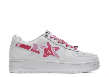 A Bathing Ape Bape Sta Low 'White Red Camouflage'