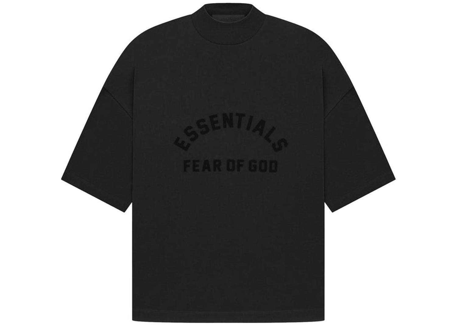 Fear of God Essentials Arch Logo Tee Jet Black