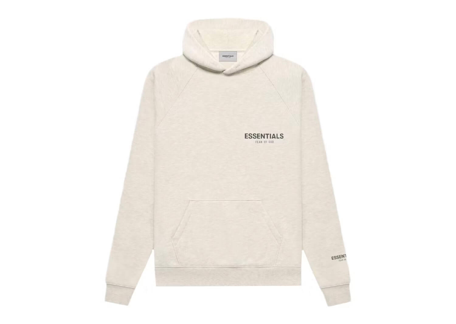 Fear of God Essentials Core Collection Pullover Hoodie Light Heather Oatmeal