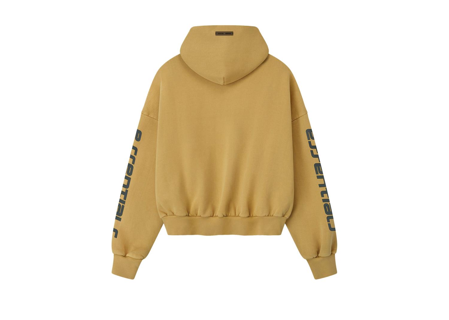 Fear of God Essentials Cropped Relaxed Hoodie Canyon – ZAPTILA