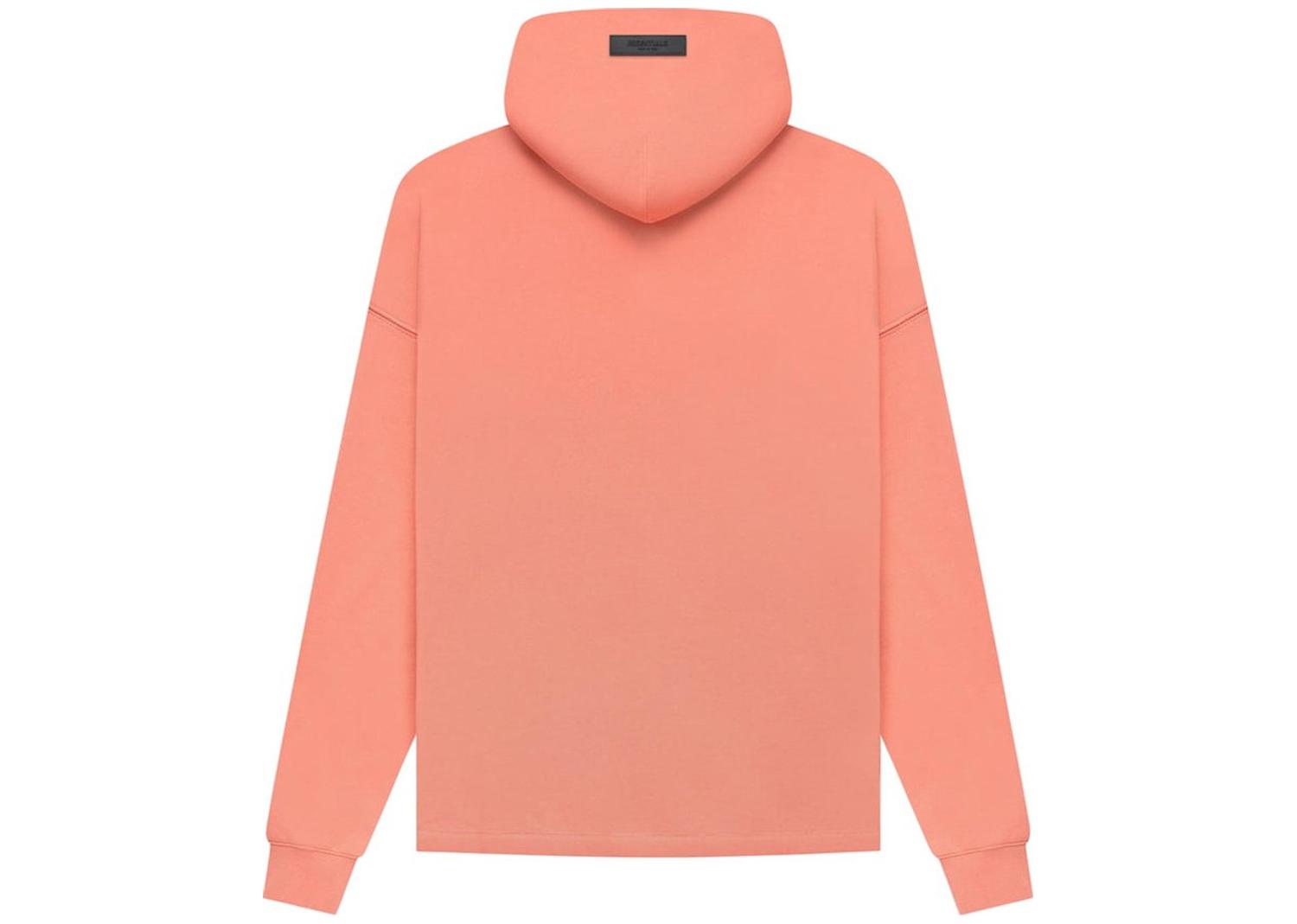 Fear of God Essentials Relaxed Hoodie Coral 2