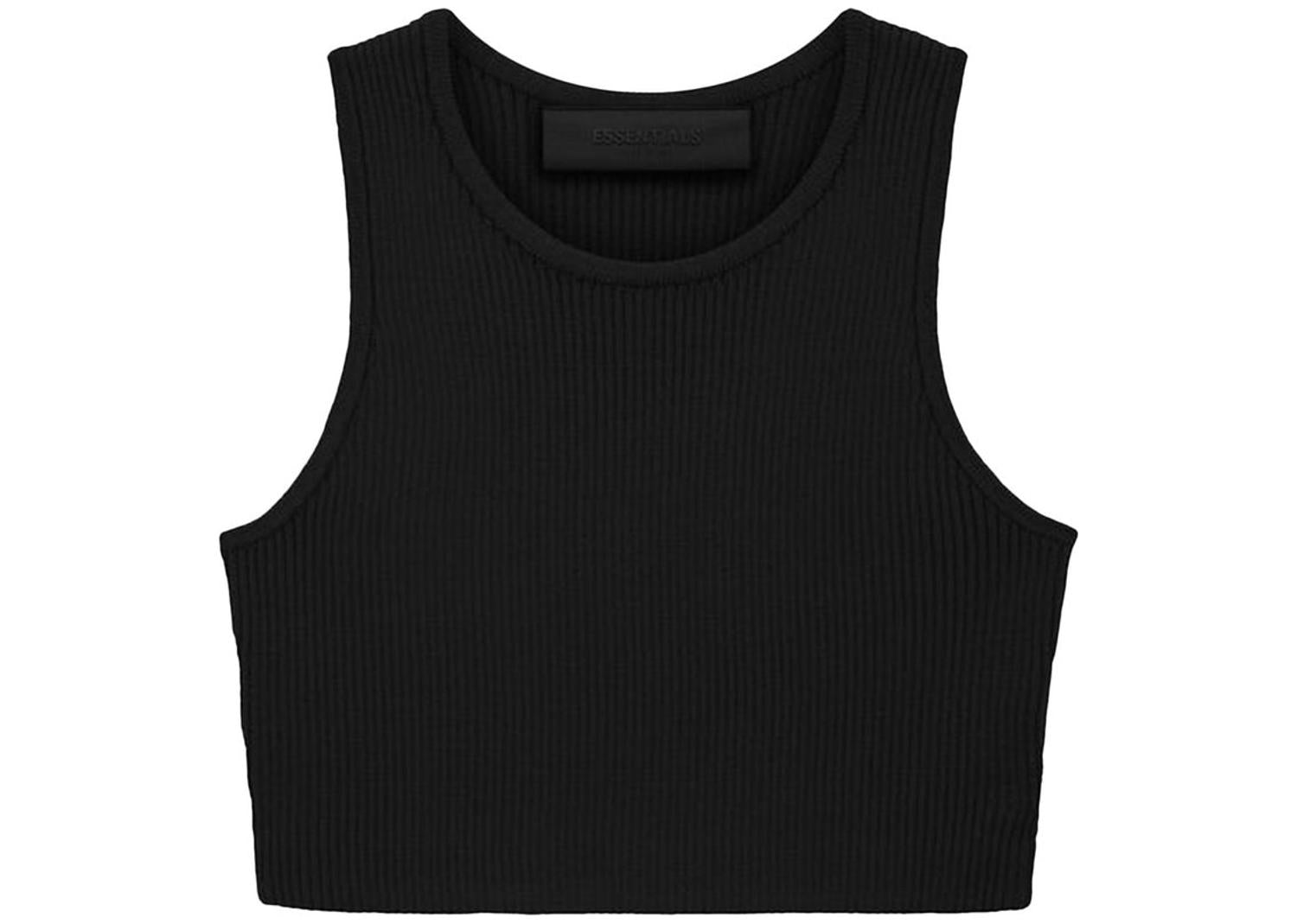 Fear of God Essentials Women’s Sport Tank Jet Black