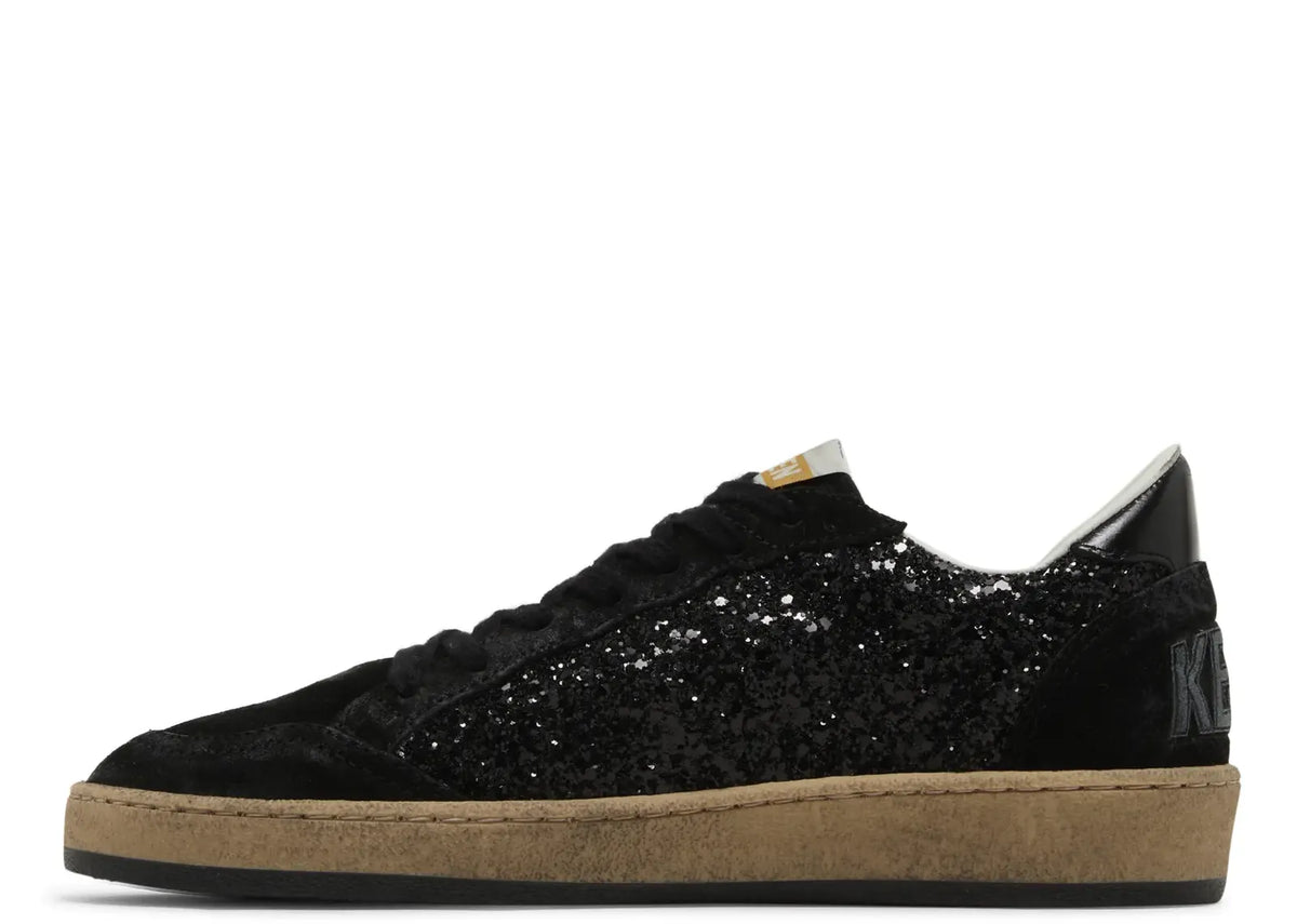 Golden Goose Ball-Star Black Leather Distressed (W) 2