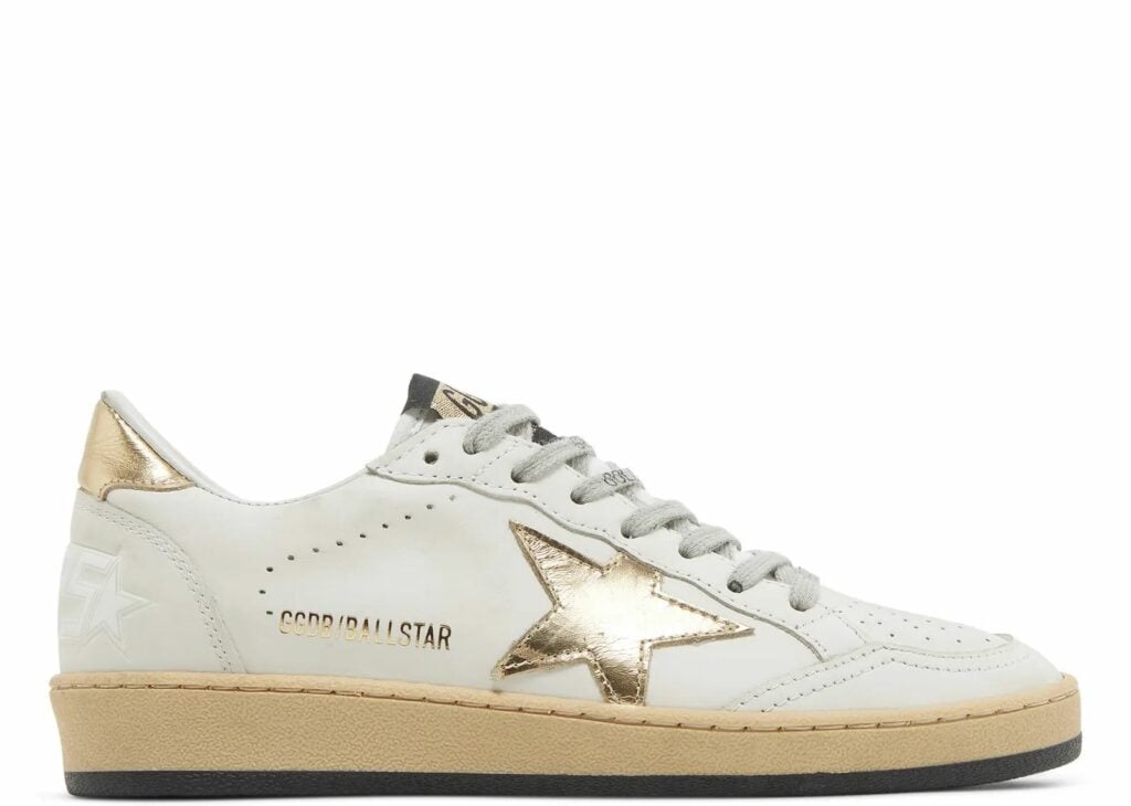 Golden Goose Ball-Star Gold Star Gold Heel (W) 6