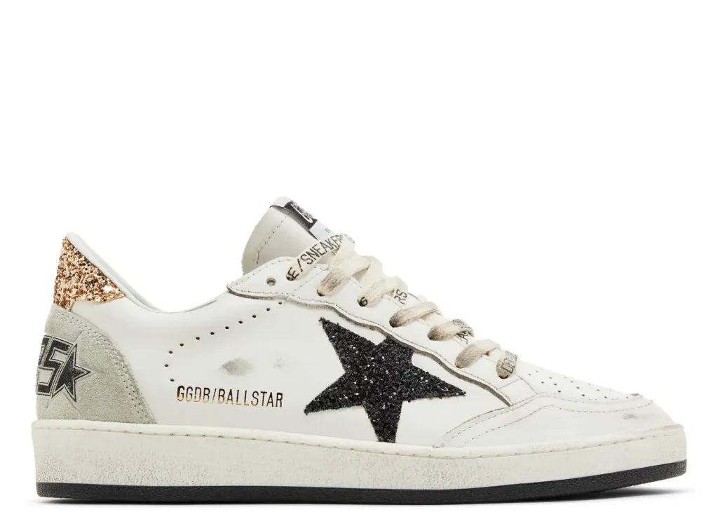 Golden Goose Ball-Star White Black Gold Ice (W) 6