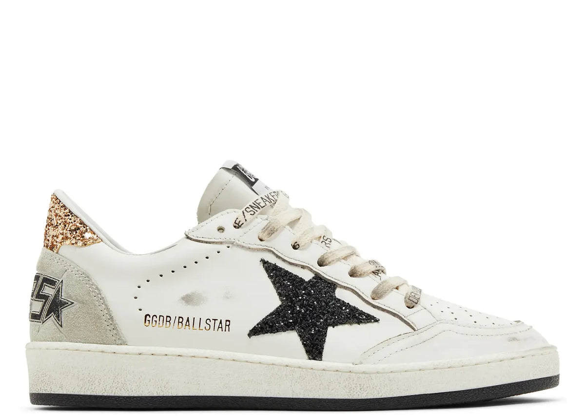 Golden Goose Ball-Star White Black Gold Ice (W)