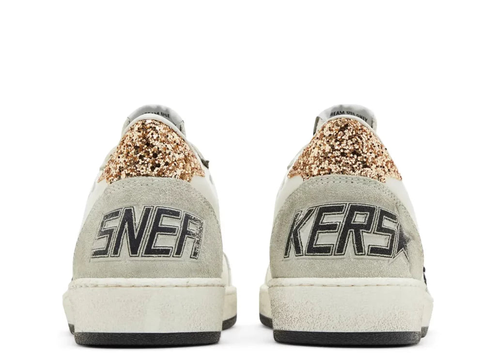 Golden Goose Ball-Star White Black Gold Ice (W) 8