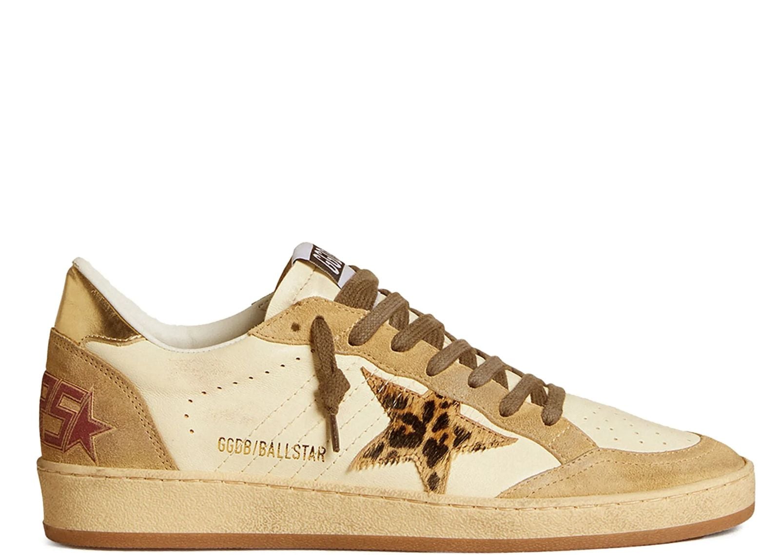 Golden Goose Ball-Star White Nappa Sand Suede (W)