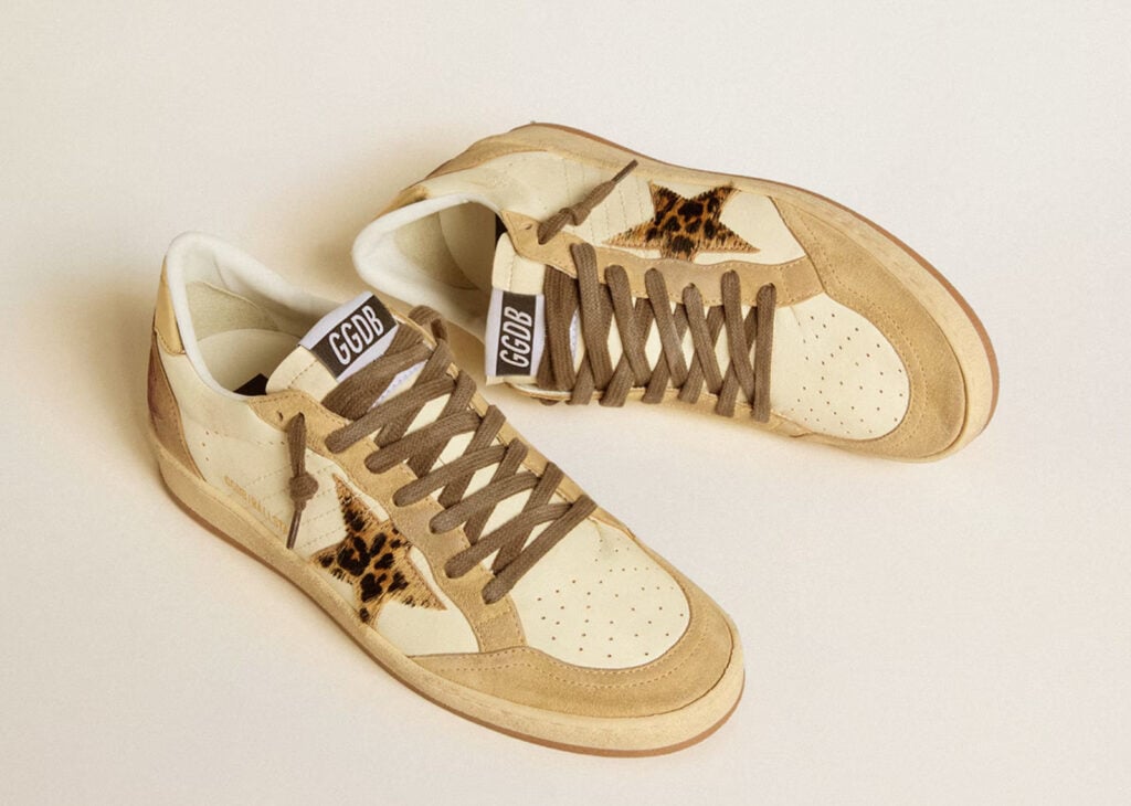 Golden Goose Ball-Star White Nappa Sand Suede (W) 6