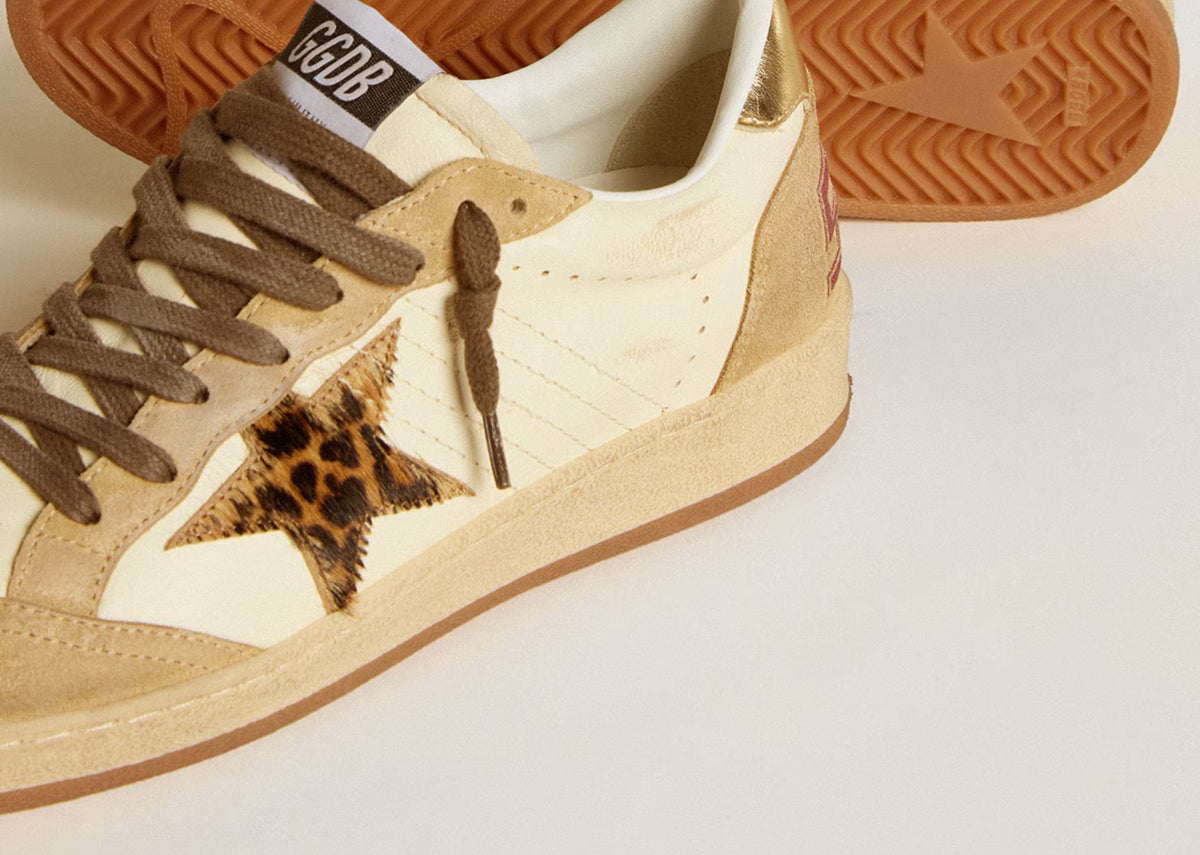 Golden Goose Ball-Star White Nappa Sand Suede (W) 4